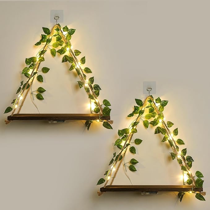 JOPSTDI Floating Shelves for Wall, Plant Wall Decor, Hanging Shelf, Cottage by JOPSTDI