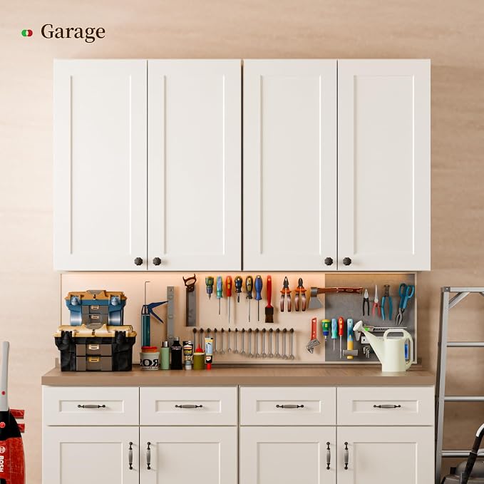 Kisart Laundry Room Cabinets Wall Mounted - Image 11