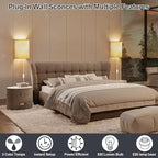 Plug in Wall Sconces Set of Two: Wall Lights - Image 4