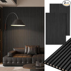 Art3d 2-Pack 48" x 24" Acoustic Wood Panels by Art3d