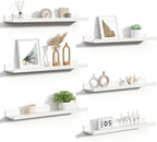 upsimples Floating Shelves for Wall, 23.6 Inch Shelves for Decor Storage Set of by upsimples