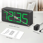 DreamSky Wooden Digital Alarm Clock - Image 6