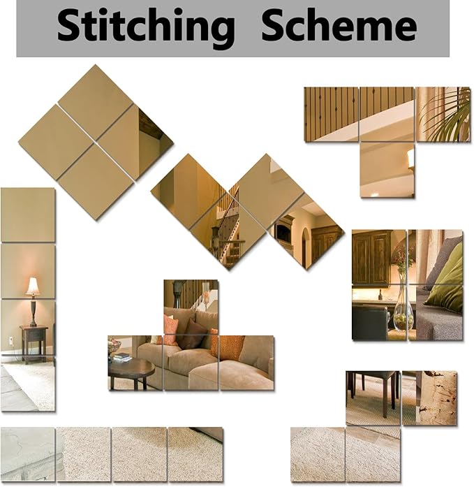 Shatterproof Full Length Mirror Tiles - Image 3