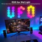 OJQ 20 Pack Hexagon Lights Wall RGB Panel - Image 2