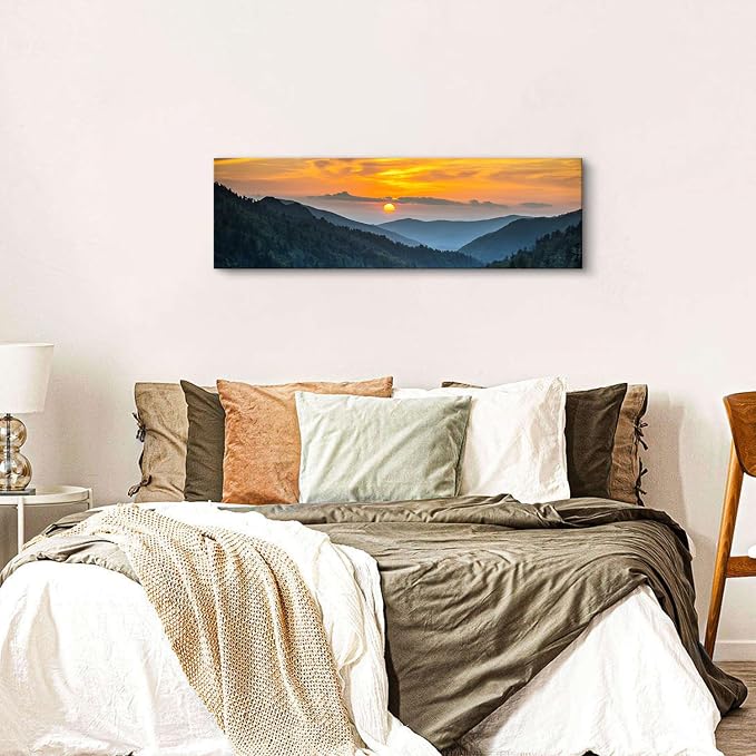Sunset Blue Ridge Mountain Wall Art - Image 5