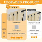 RYB HOME 100% Blackout Room Divider Curtains - Image 2