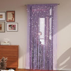ave split Decorative Door String Curtain Wall Panel Fringe Window Room Divider - Image 5