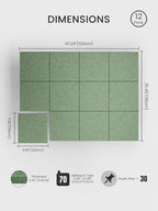 Bumusty Large Cork Board 48" x 36" Alternative - Image 2