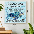 Sea Turtle Wall Art Decor Inspirational Wall Decor Posters Beach Themed - Image 2