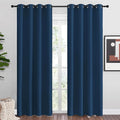 NICETOWN Moroccan Blue Blackout Curtains 86" Long, 2 Pieces by NICETOWN