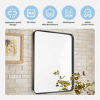 NEWBULIG 24X36 Inch Bathroom Wall Mirror, Vanity Bathroom Mirrors - Image 5