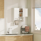 HOOBRO Fluted Bathroom Wall Cabinet, Farmhouse Medicine Cabinet - Image 4