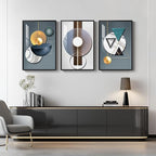 Large Framed Modern Luxury Wall Art - Image 8