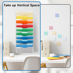 EASEPRES 10 Pocket Mesh Hanging Wall File Organizer, Wall Mounted Mail Paper - Image 4