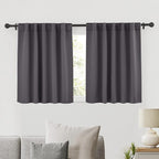 RYB HOME Blackout Curtains for Kitchen, Room Darkening Half Window Treatment by RYBHOME