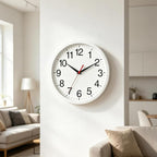 Rohioue Wall Clock Modern 8 Inch Battery Operated Silent Non Ticking Small - Image 7