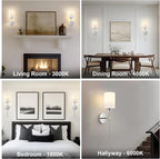 Battery Operated Wall Sconce Set of Two, Wireless Rechargeable Wall Light - Image 8