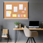 Large Cork Bulletin Board 36" x 48", 4 x 3 Office Board - Image 7