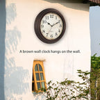 Wall Clock, 12 Inch Silent Non Ticking Battery Operated Clocks, Decorative - Image 6