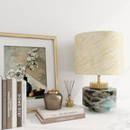 ReWallpaper 30inx16.5ft Beige Wallpaper Peel and Stick Modern Velvet Flocked - Image 8