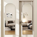 Arched Full Length Door Mirror 14x48, Metal Frame by JAWGLOW