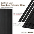 TO-TH Wood-Look Acoustic Wall Panels, 10 Pack 47.2” x 23.6” Acoustic Panels - Image 2