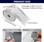 Thick Peel and Stick Wallpaper Borders, 3.93" x 196.8" PVC+XPE Mirror Border - Image 5
