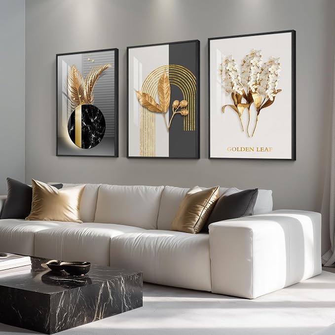 Large Framed Modern Luxury Wall Art - Image 2