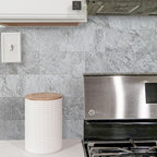 AULIGET 20-Piece Light Slate Peel and Stick Backsplash Wall Tiles, Laundry Room - Image 6
