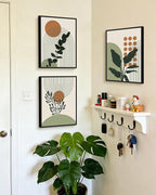 PHOPAGO Boho Plant Wall Art Green Botanical Bohemain Framed Wall Printing - Image 5