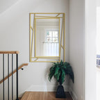 Brushed Gold Bathroom Mirror, Hang Horizontally or Vertically - Image 6