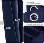 MIULEE Blackout Curtains for Bedroom Living Room 2 Panels, Thermal Insulated - Image 4