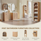 IFGET Bathroom Arched Wall Cabinet, 23.6'' Wide Medicine Cabinet - Image 7