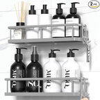 YASONIC Shower Caddy Adhesive, No Drill Bathroom Shower Organizers, by YASONIC