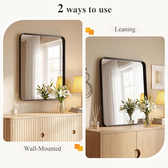 NEWBULIG 28X36 Inch Bathroom Mirror - Image 6