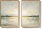 Framed Sage Green Abstract Wall Art - Image 9