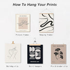 KBKBART Minimalist Boho Wall Art Prints, Eclectic Home Decor - Image 6