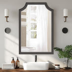WallBeyond Scalloped Wood Mirror by WallBeyond