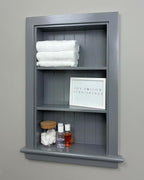 14x24 Aiden Recessed Wall Niche Medicine Cabinet Replacement, in The Wall by FoxHollowFurnishings