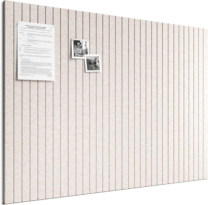 Bumusty Large Cork Board Alternative-48 x 36" Felt Bulletin Board Tiles by BUMUSTY
