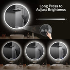 LED Bathroom Mirror 24 Inch Round Bathroom Mirror - Image 6
