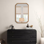WallBeyond 24" x 36" Rounded Corner Arch Wall Mirror - Image 3