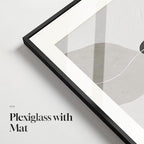 Framed Black and White Abstract Wall Art - Image 6