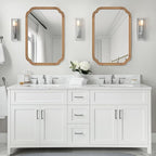 WallBeyond 20" x 30" Rounded Corner Arch Wall Mirror - Image 2