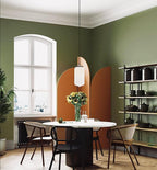 Dimoon 110''x17.7'' Green Peel and Stick Wallpaper Contact Paper Modern Self - Image 6