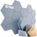 18 Pack Self-Adhesive Acoustic Panels 12" X 10" X 0.4" by Dailycooper