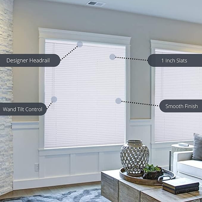 LOTUS & WINDOWARE Cordless Mini Blind, Window Blinds - Image 3