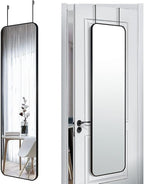 SCWF-GZ 47x14 Mirror Rectangle Full Body Length Door Hanging Wall Mounted Metal by SCWF-GZ