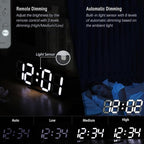 KOSUMOSU Digital Clock 3D LED Wall Clock - Image 4