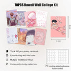 KBKBART Anime Aesthetic Wall Collage Kit, Anime Photo Wall Collage Posters - Image 5
